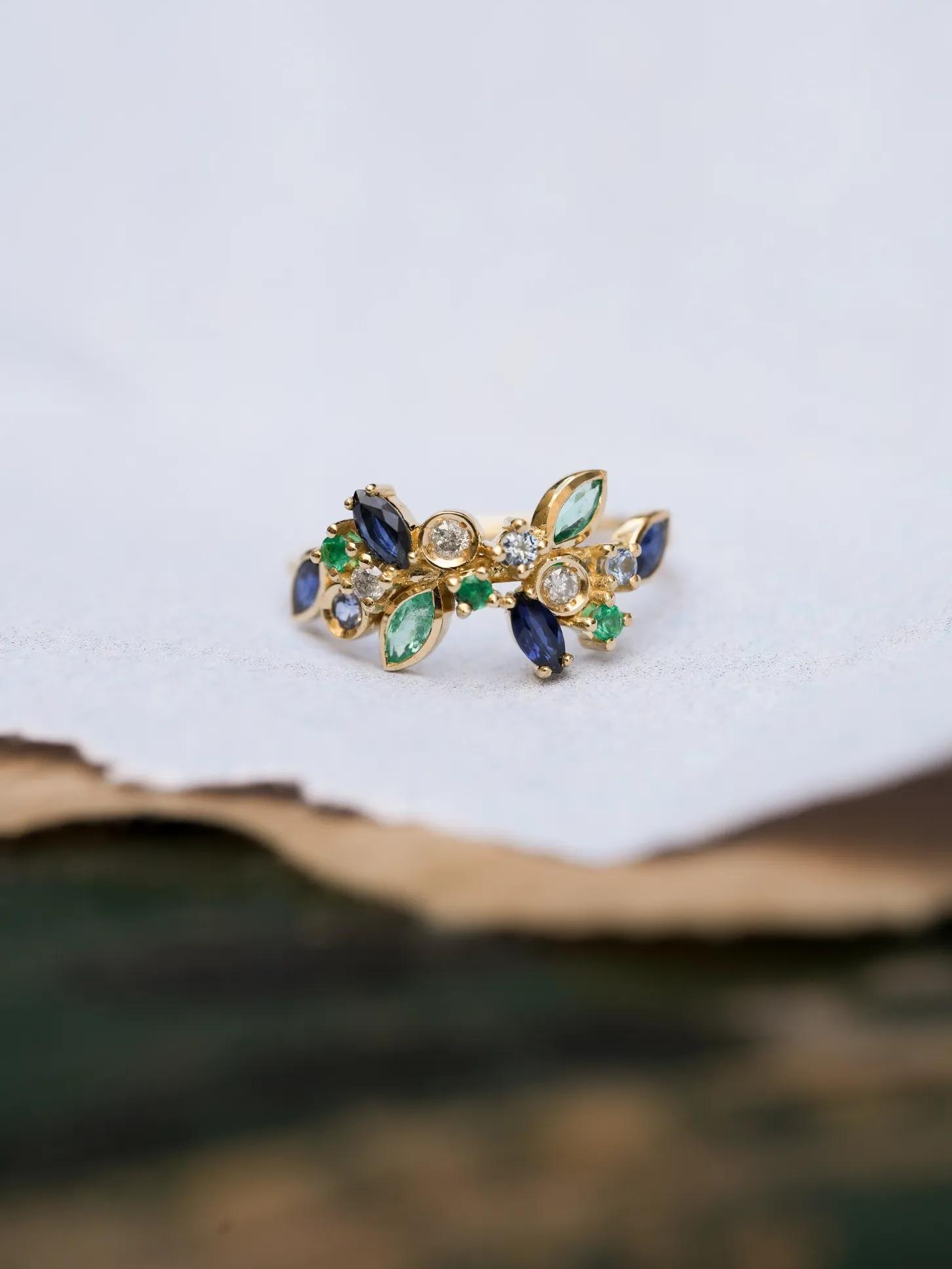 Camélia Ring 1 Peacock